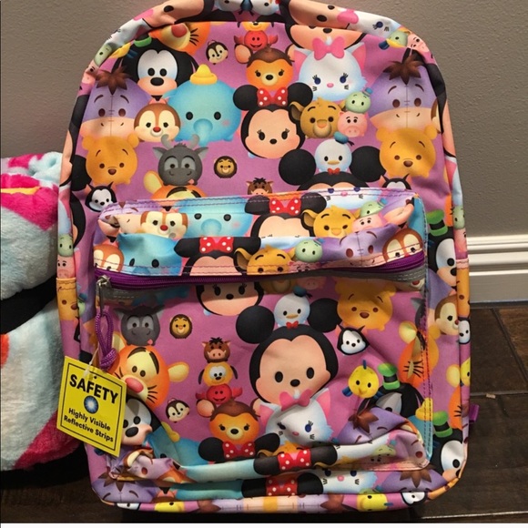 Tsum Tsum Handbags - Disney Tsum Tsum Plush BackPack.
